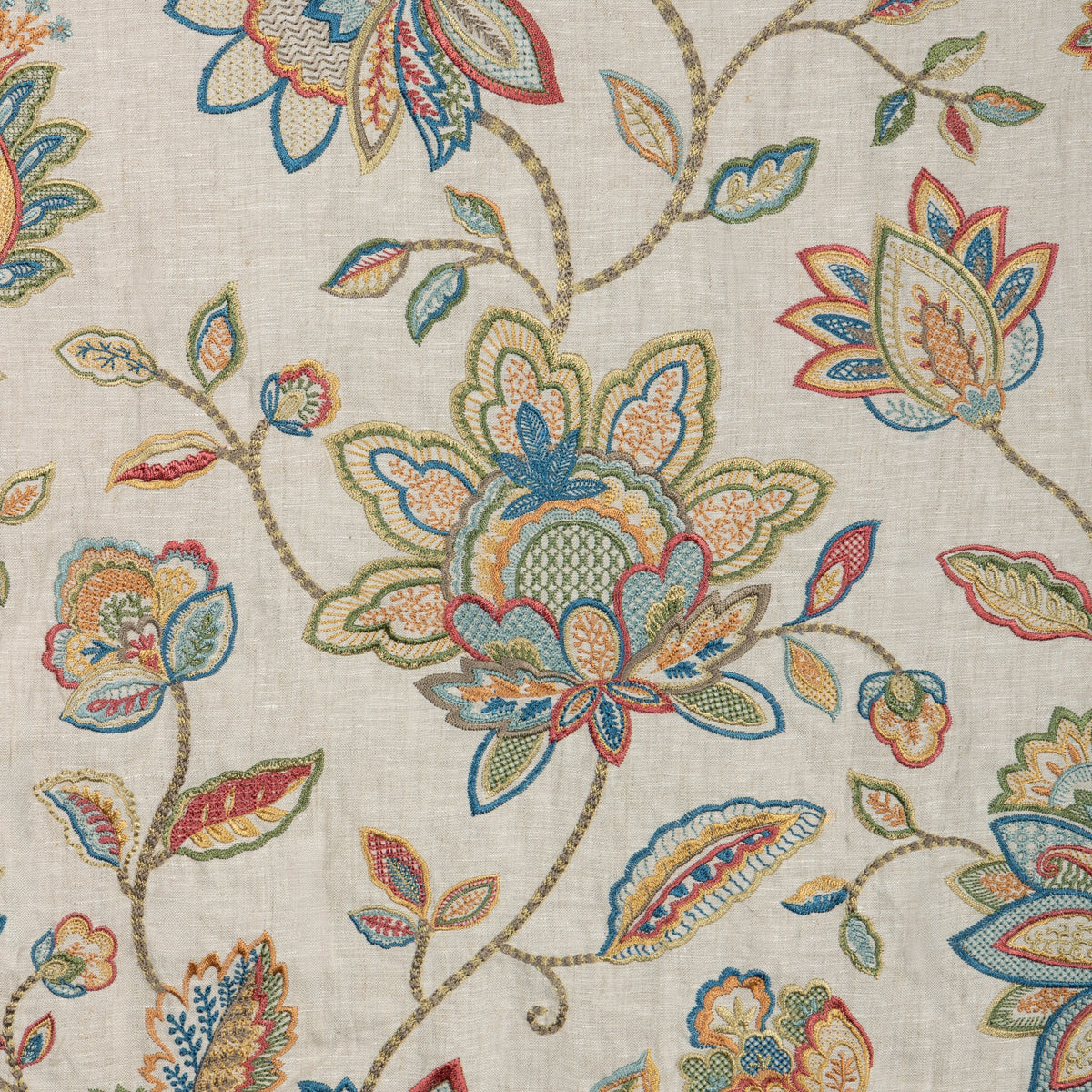 Mayfair Emb fabric in Multi color - pattern number 2025142.195.0 - by Lee Jofa in the Mayfair Embroideries collection