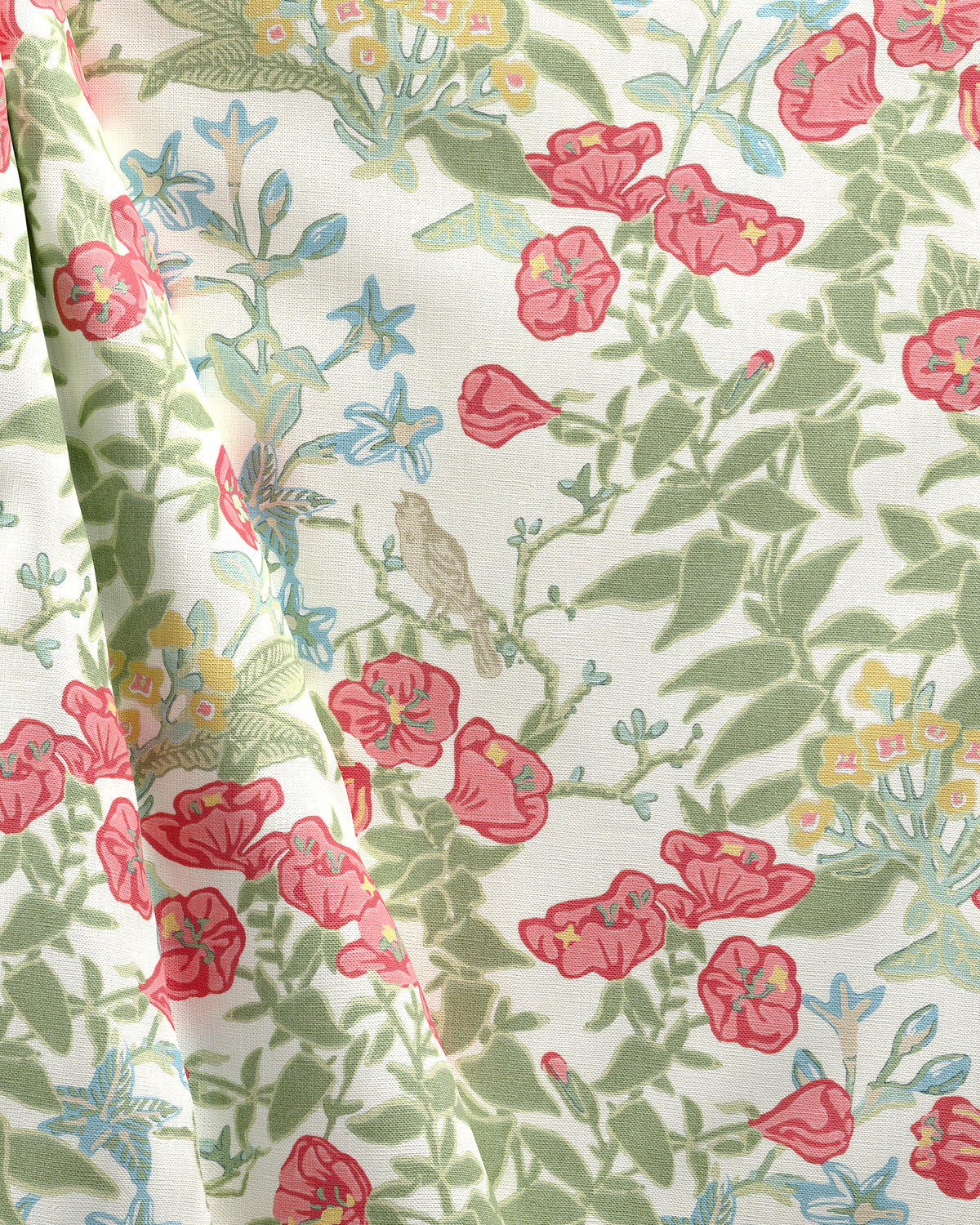Plumeria Print fabric in Coral color - pattern number 2026104.194.0 - by Lee Jofa in the Hinton Hill collection