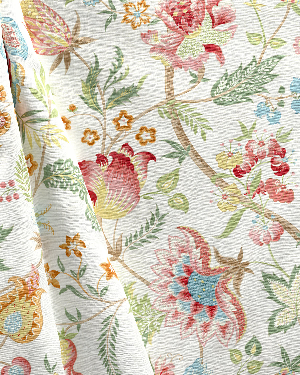 Arundel Print fabric in Coral color - pattern number 2026105.194.0 - by Lee Jofa in the Hinton Hill collection