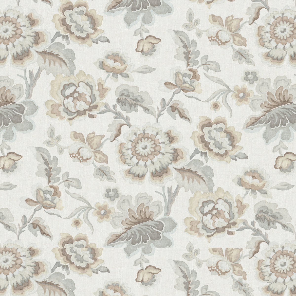 Bloomfield Print fabric in Linen color - pattern number 2026106.1611.0 - by Lee Jofa in the Hinton Hill collection