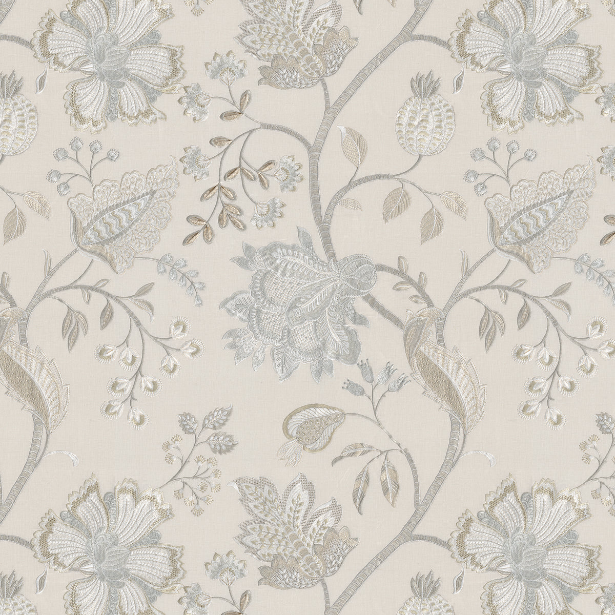 Hinton Hill Emb fabric in Beige color - pattern number 2026108.161.0 - by Lee Jofa in the Hinton Hill collection