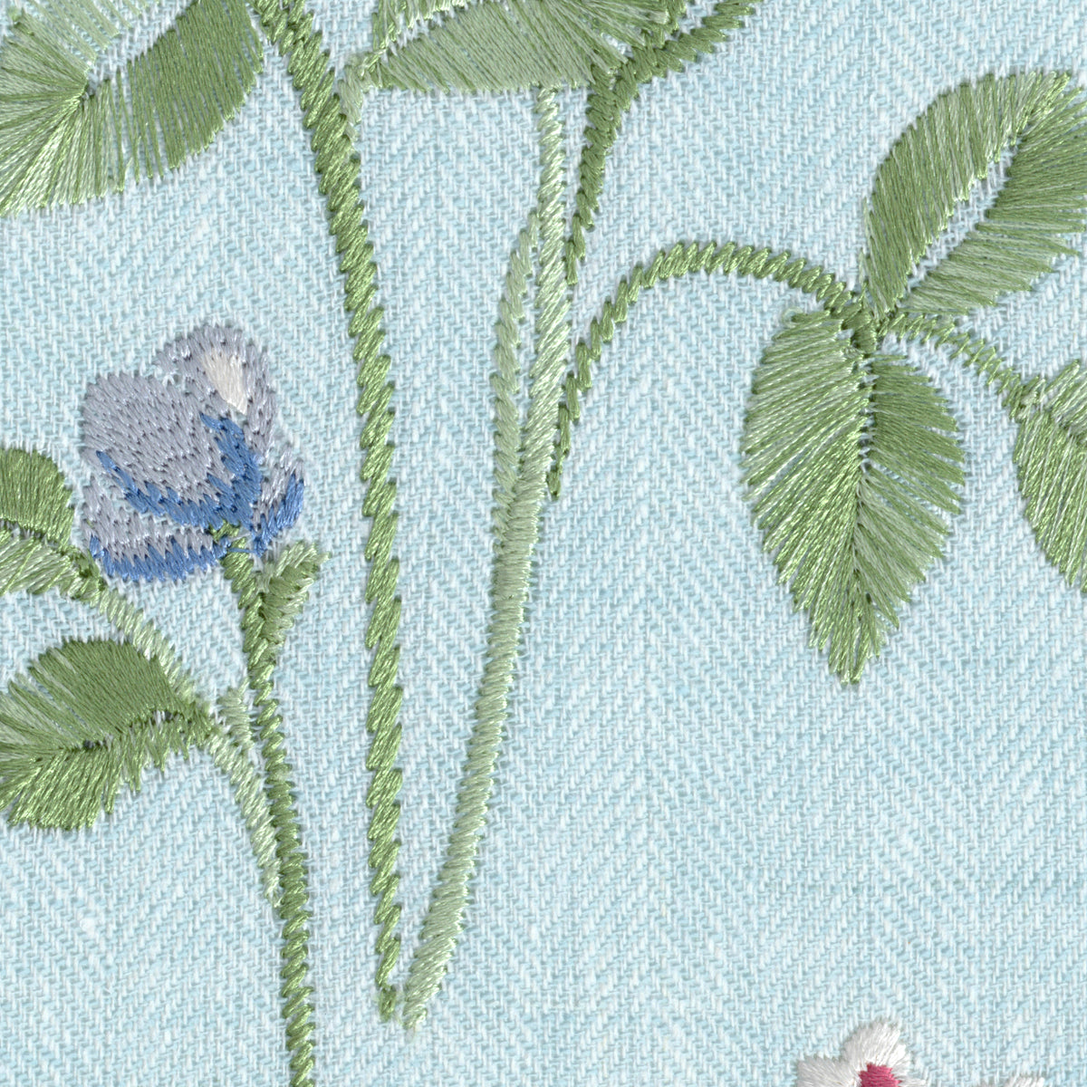 Gladwyn Emb fabric in Aqua color - pattern number 2026109.519.0 - by Lee Jofa in the Hinton Hill collection