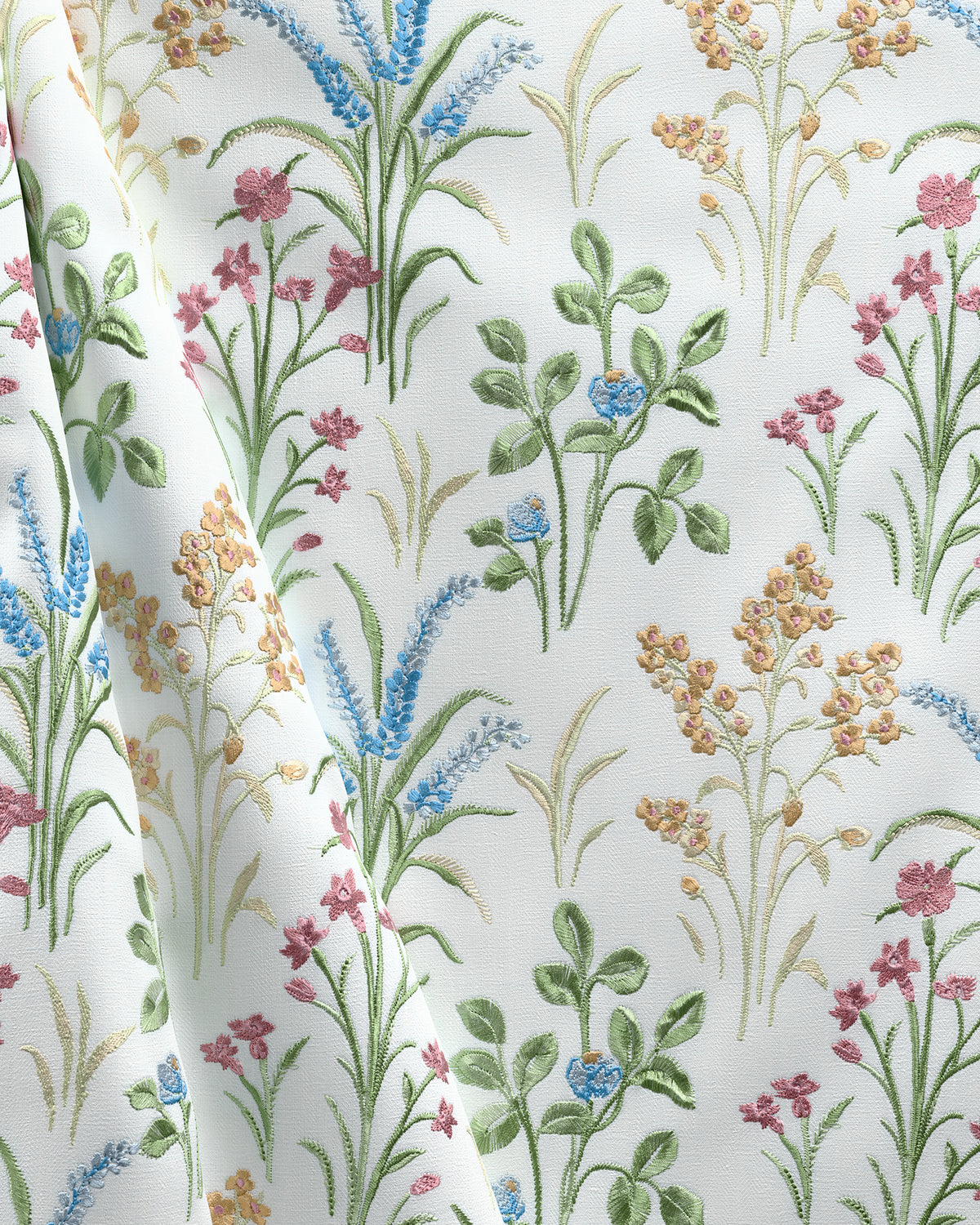 Gladwyn Emb fabric in Meadow color - pattern number 2026109.73.0 - by Lee Jofa in the Hinton Hill collection
