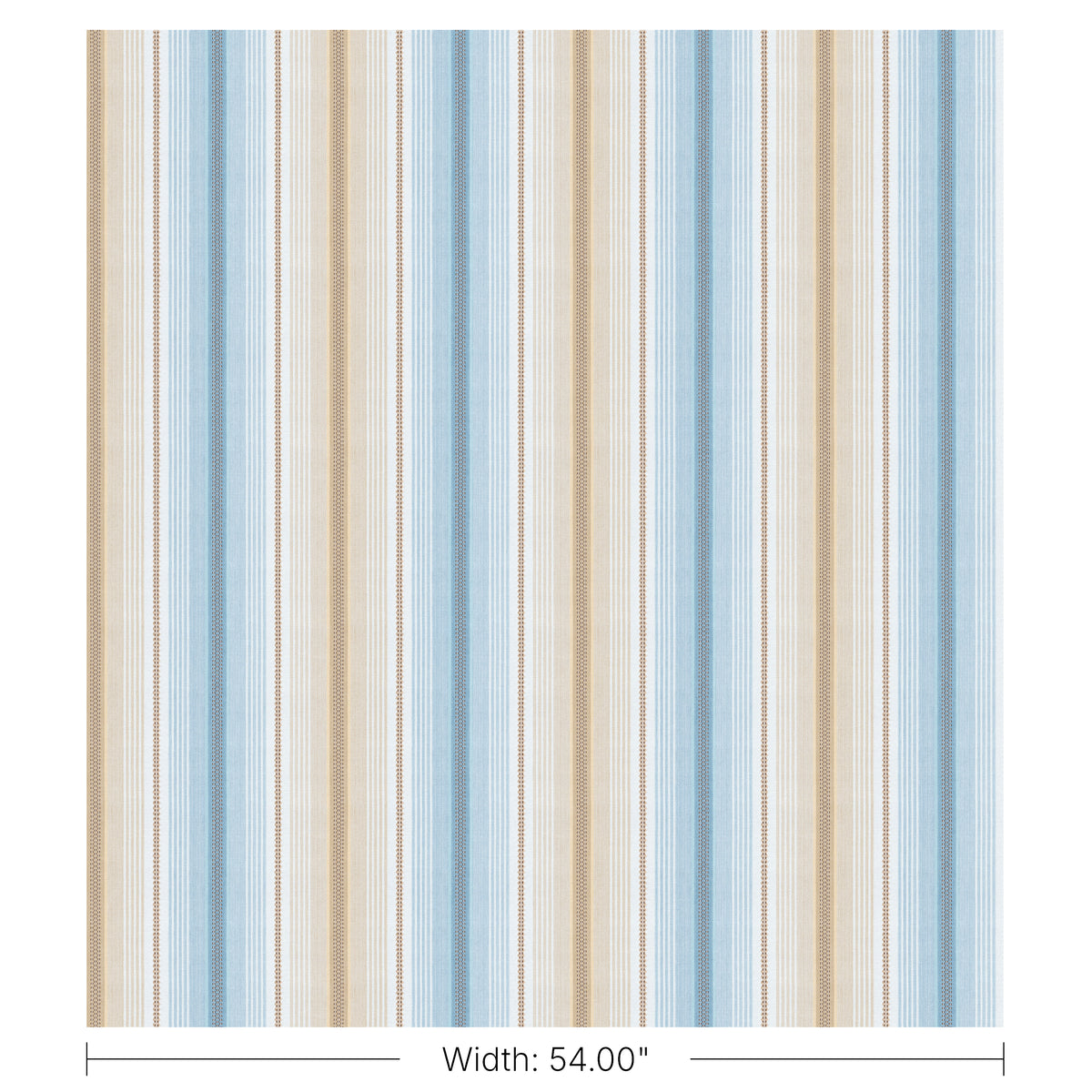 Elowen Stripe fabric in Chambray color - pattern number 2026111.1516.0 - by Lee Jofa in the Hinton Hill collection