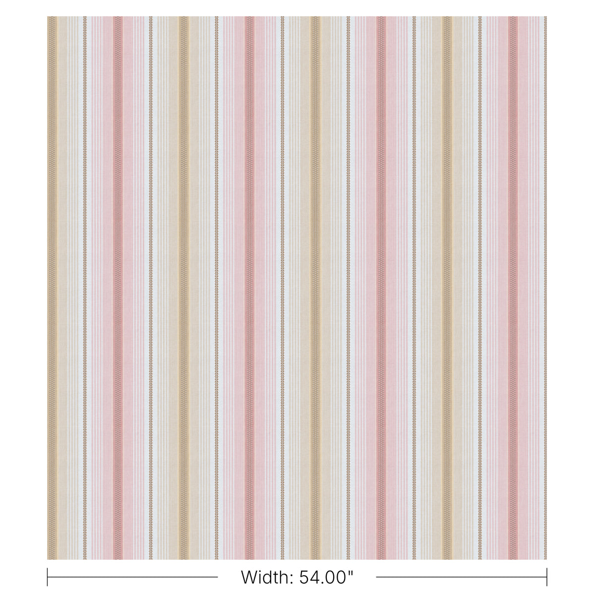 Elowen Stripe fabric in Rose color - pattern number 2026111.716.0 - by Lee Jofa in the Hinton Hill collection