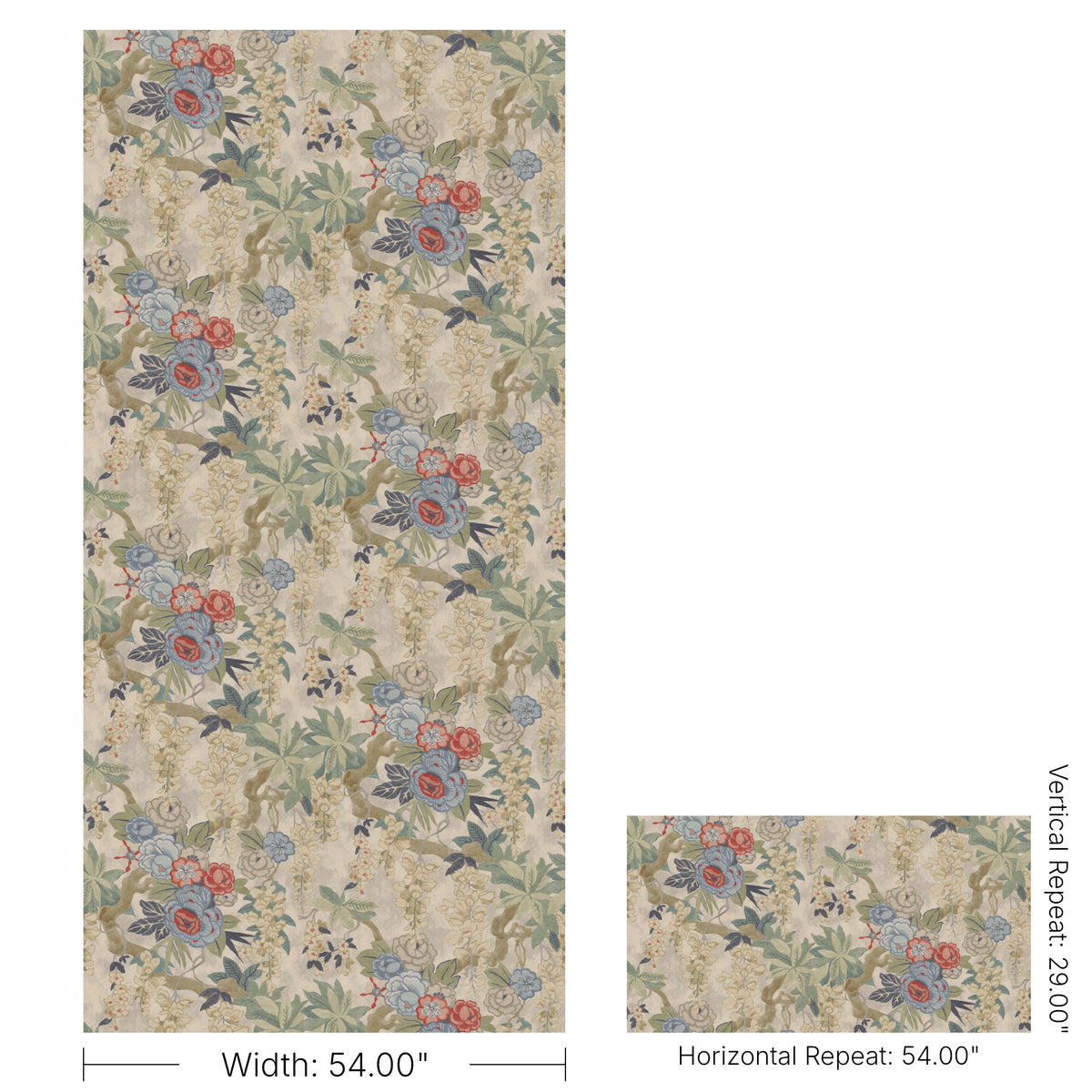 Gracie Gardens fabric in Multi color - pattern number 2026130.195.0 - by Lee Jofa in the Gracie Gardens collection