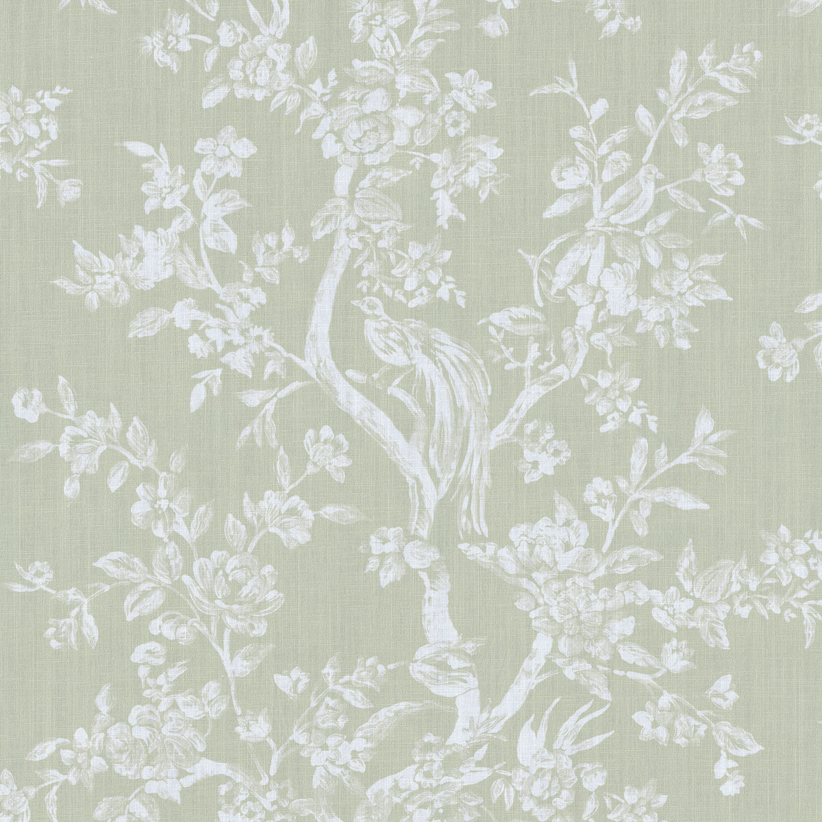 Camellia Toile fabric in Pear color - pattern number 2026131.130.0 - by Lee Jofa in the Gracie Gardens collection