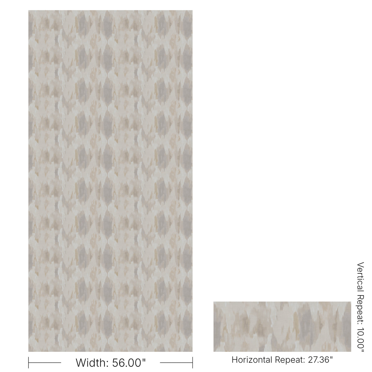 Claude Ikat fabric in Winter color - pattern number 2026132.1611.0 - by Lee Jofa in the Gracie Gardens collection