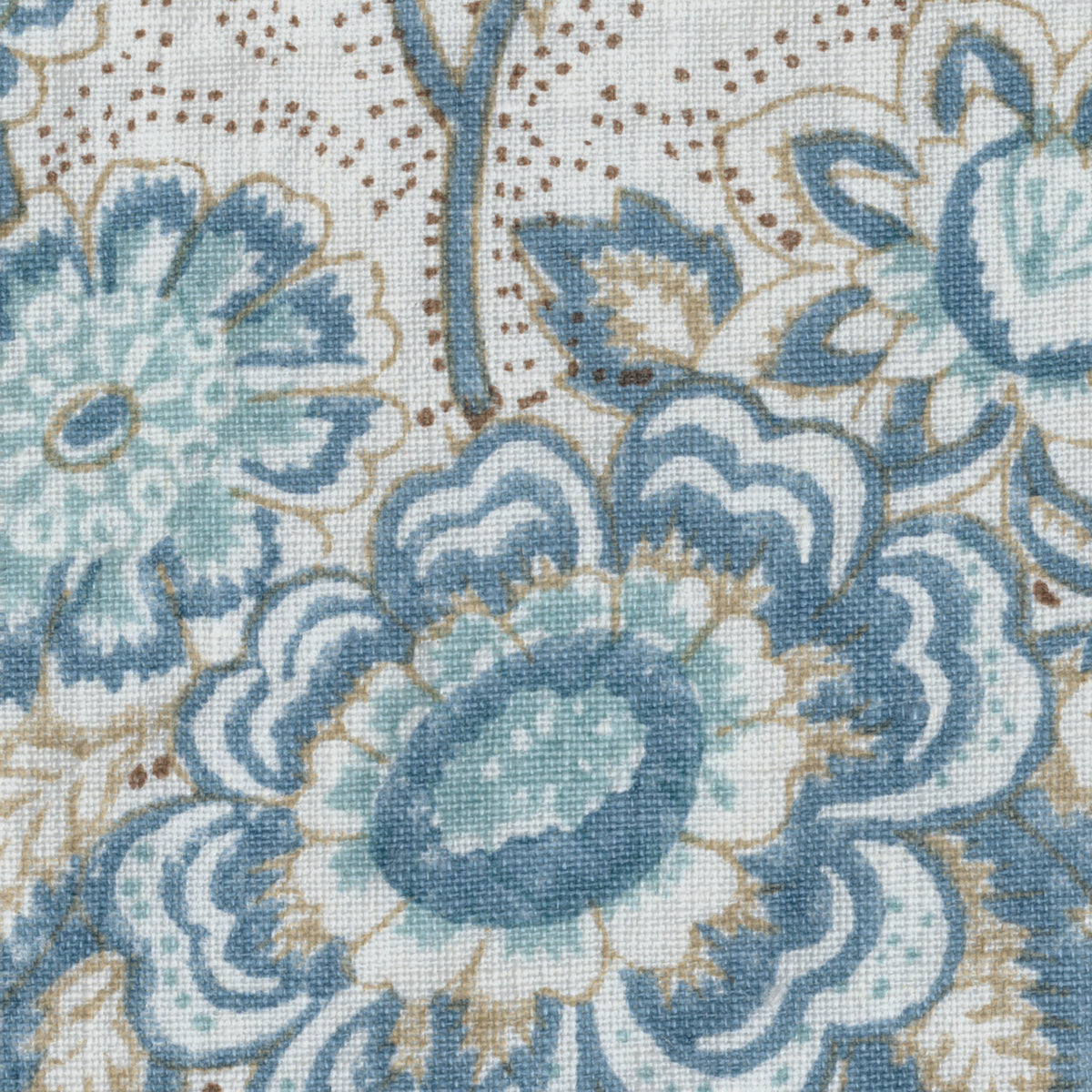 Margaux Print fabric in Blue color - pattern number 2026133.530.0 - by Lee Jofa in the Gracie Gardens collection