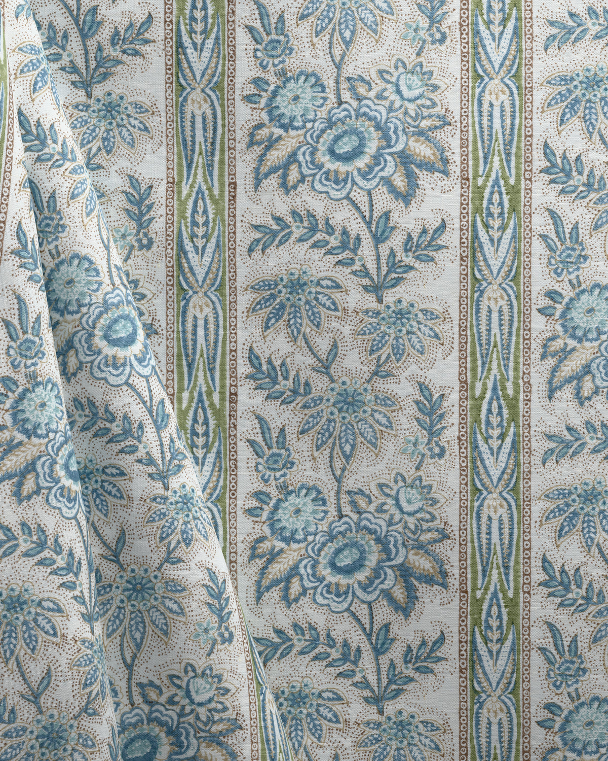 Margaux Print fabric in Blue color - pattern number 2026133.530.0 - by Lee Jofa in the Gracie Gardens collection