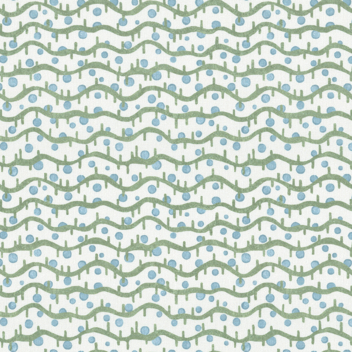 Seedling Print fabric in Leaf color - pattern number 2026134.315.0 - by Lee Jofa in the Gracie Gardens collection