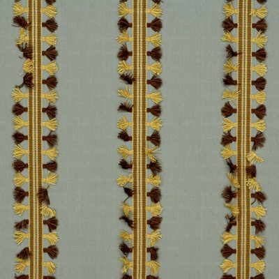 Tasseled Taffeta fabric in horizon color - pattern 23896.1615.0 - by Kravet Couture