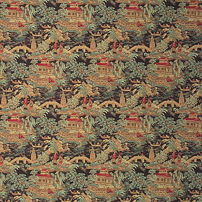 Hykira fabric in sienna brown color - pattern 26125.316.0 - by Kravet Design