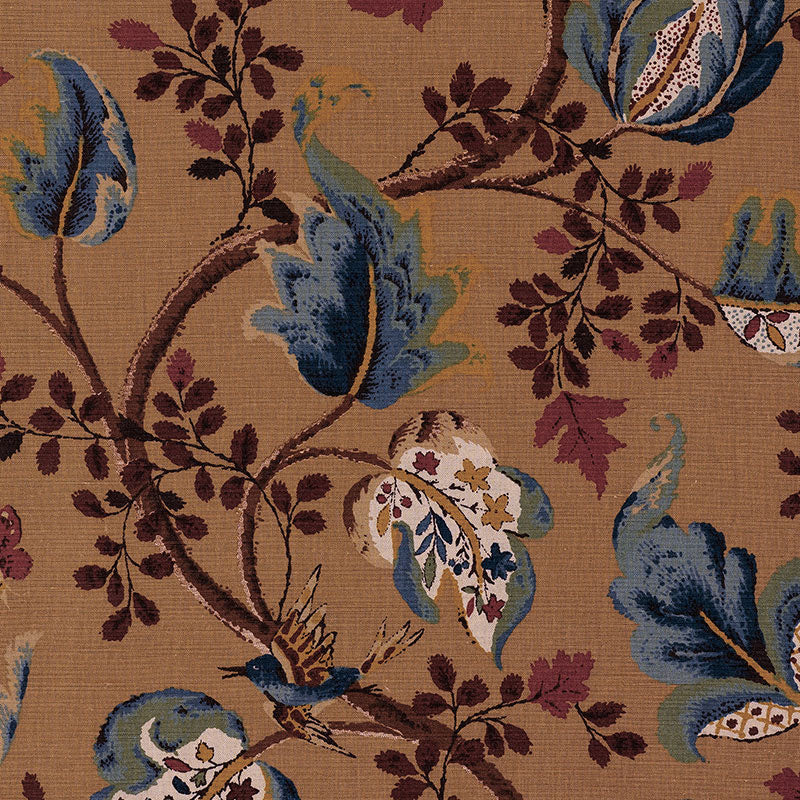 Fox Hollow fabric in document color - pattern number 2639640 - by Schumacher in the Archive Linen Prints collection