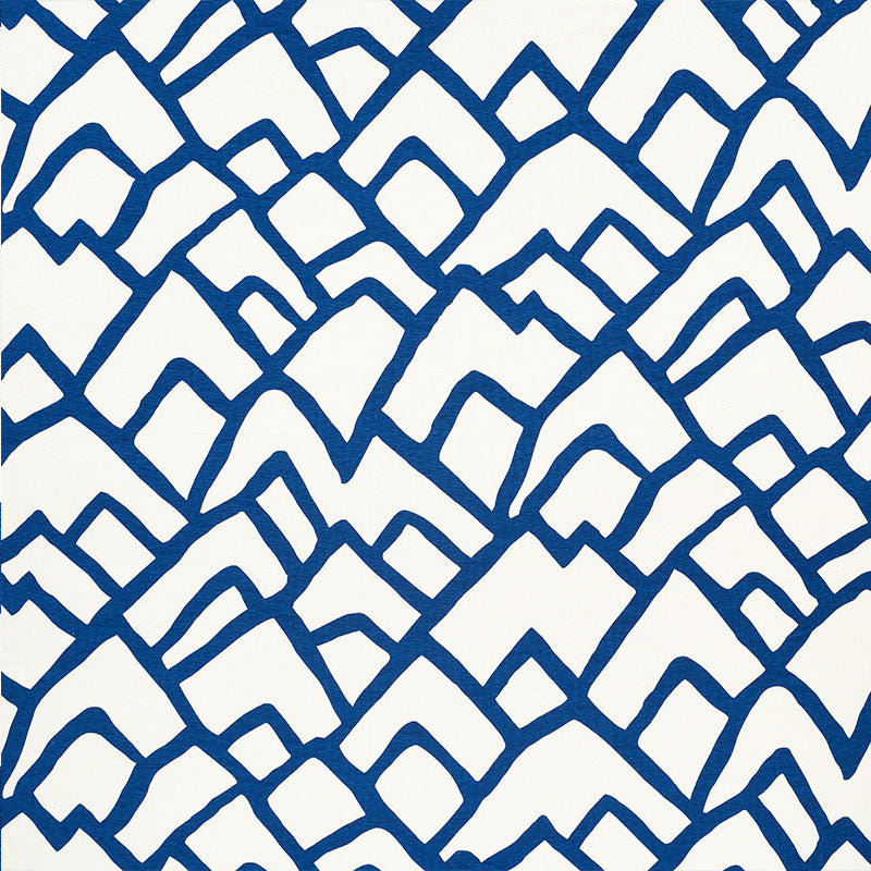 Zimba fabric in marine color - pattern number 2644334 - by Schumacher in the Modern Prints collection