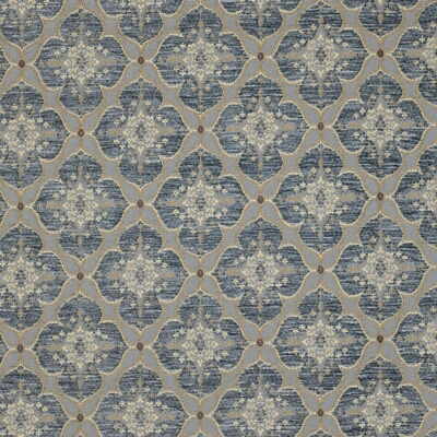 Ornament Accent fabric in cerulean color - pattern 28828.540.0 - by Kravet Couture