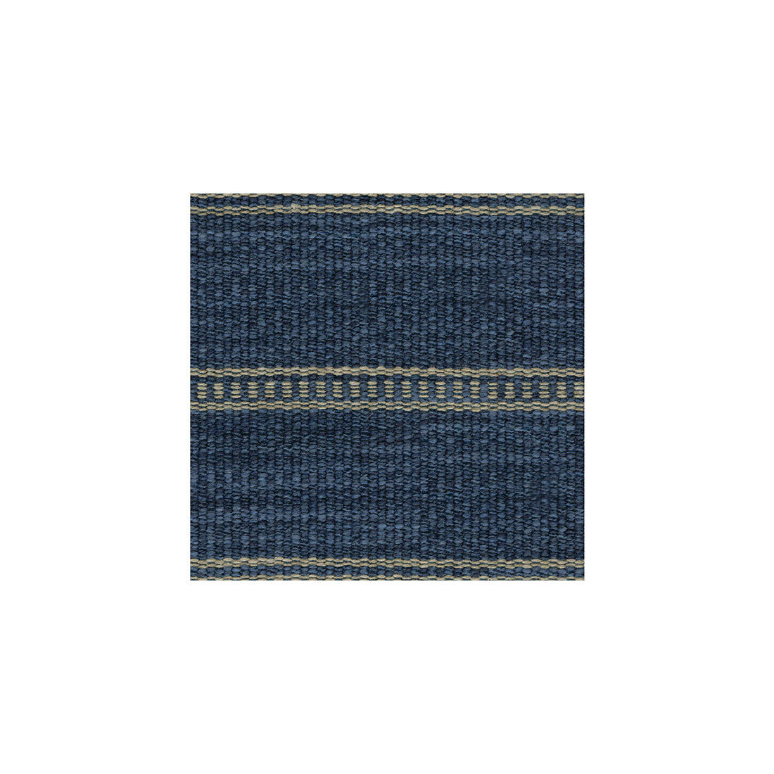 Saddle Stripe fabric in indigo color - pattern 31511.516.0 - by Kravet Couture in the Nomad Chic collection