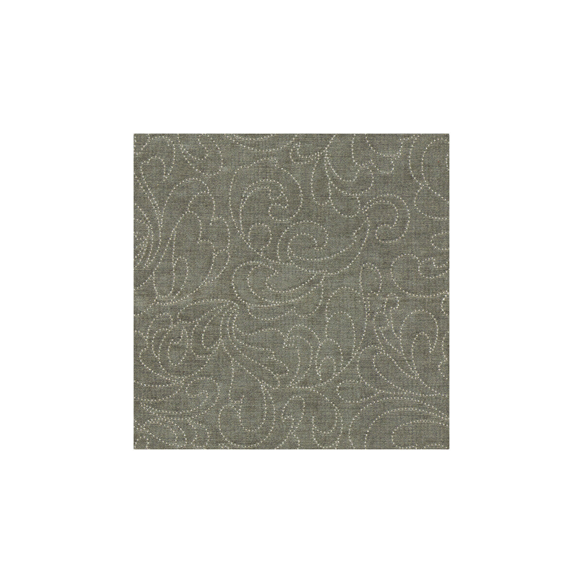 Bisous Ciao fabric in gentle grey color - pattern 31967.11.0 - by Kravet Basics in the Candice Olson collection