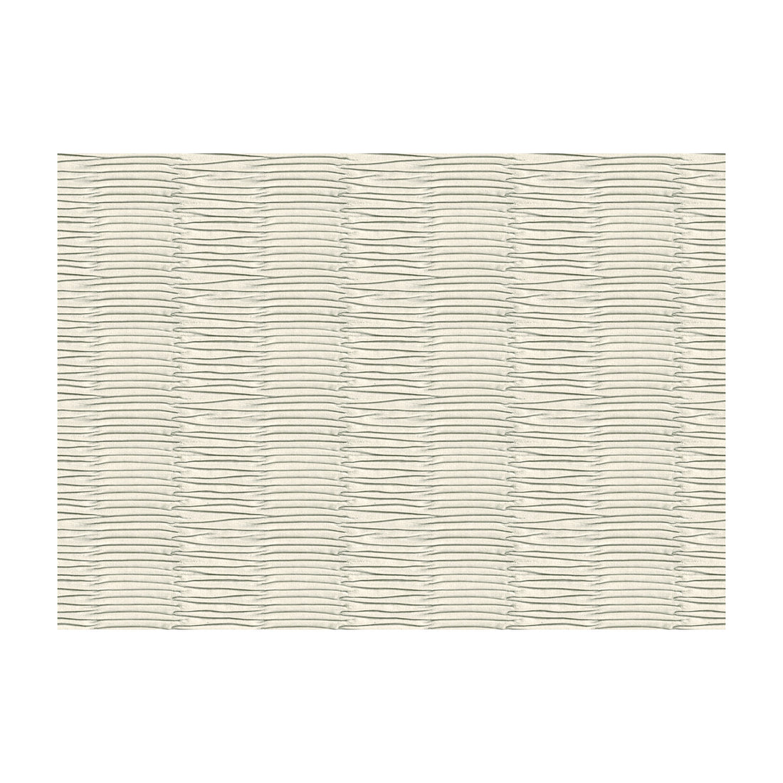 Metallic Pleat fabric in platinum color - pattern 32119.1.0 - by Kravet Couture in the Modern Luxe collection