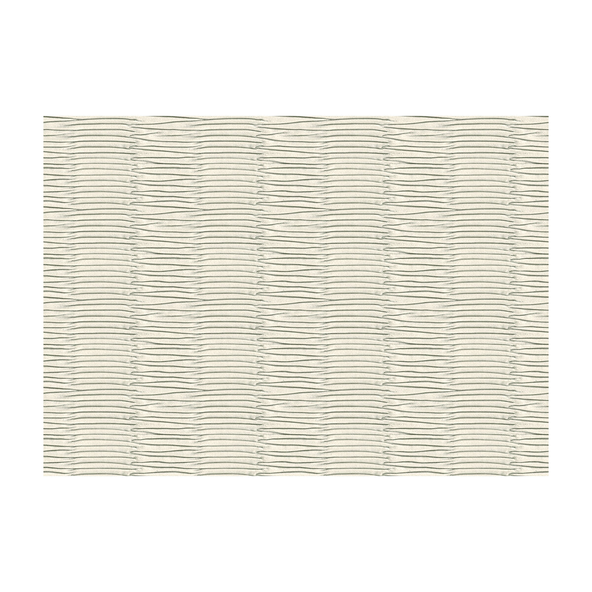 Metallic Pleat fabric in platinum color - pattern 32119.1.0 - by Kravet Couture in the Modern Luxe collection