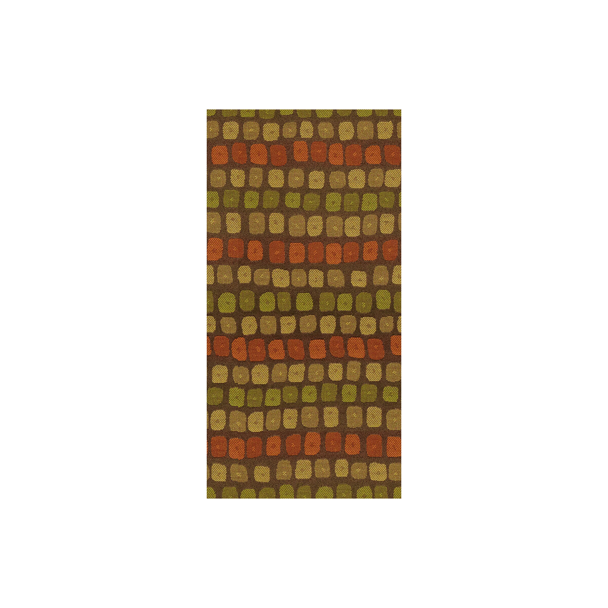Round The Block fabric in tigerlily color - pattern 32183.340.0 - by Kravet Contract