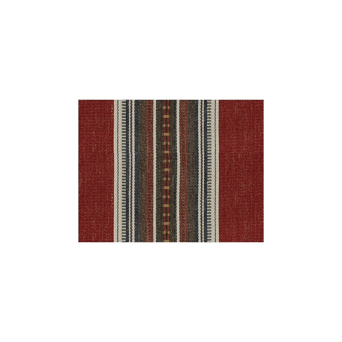 Handwork fabric in sundried red color - pattern 32352.619.0 - by Kravet Couture in the Nomad Chic collection