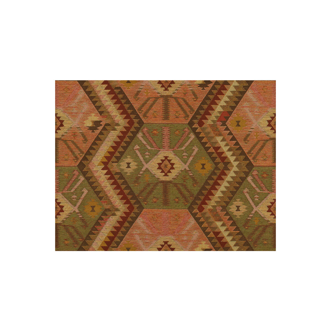 Heritage Kilim fabric in antique color - pattern 32356.312.0 - by Kravet Couture in the Nomad Chic collection