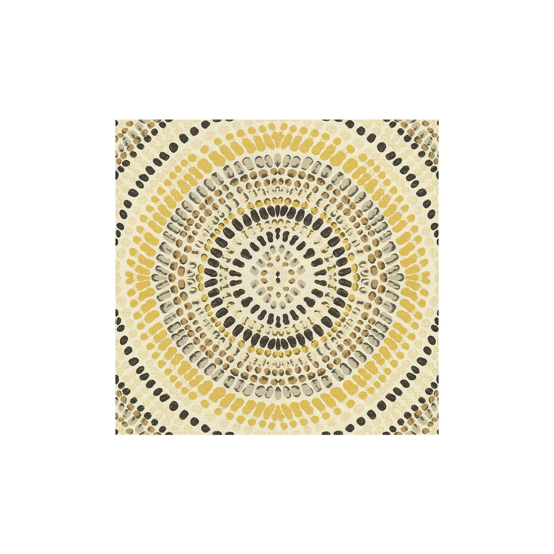 Painted Mosaic fabric in golden grey color - pattern 32987.411.0 - by Kravet Couture in the Modern Colors III collection
