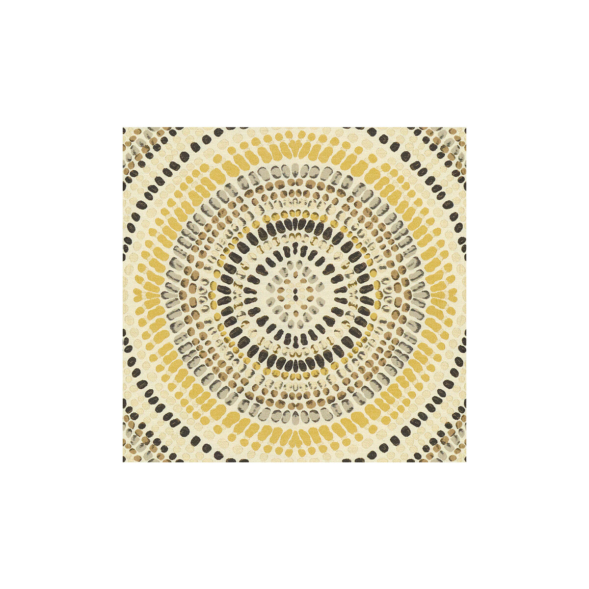 Painted Mosaic fabric in golden grey color - pattern 32987.411.0 - by Kravet Couture in the Modern Colors III collection