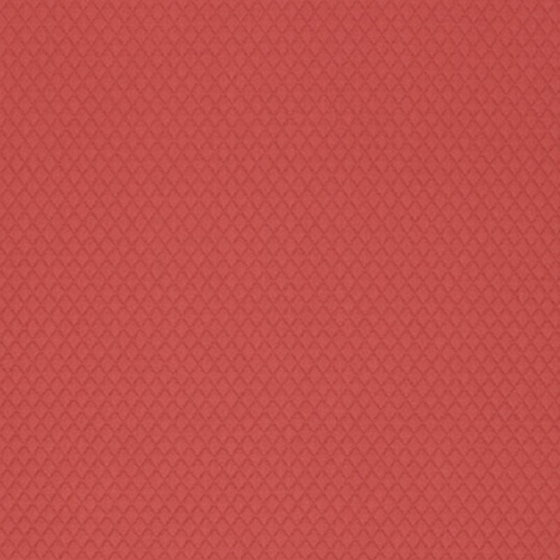 Carreau Matelasse fabric in rouge color - pattern number 3303043 - by Schumacher in the Opulent Textures collection
