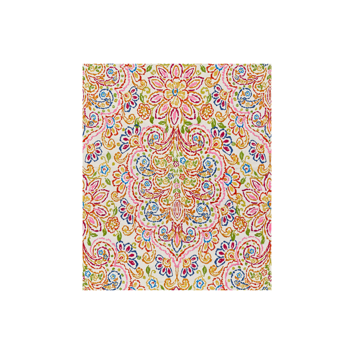 Party Floral fabric in brights color - pattern 33066.723.0 - by Kravet Couture in the Modern Colors III collection