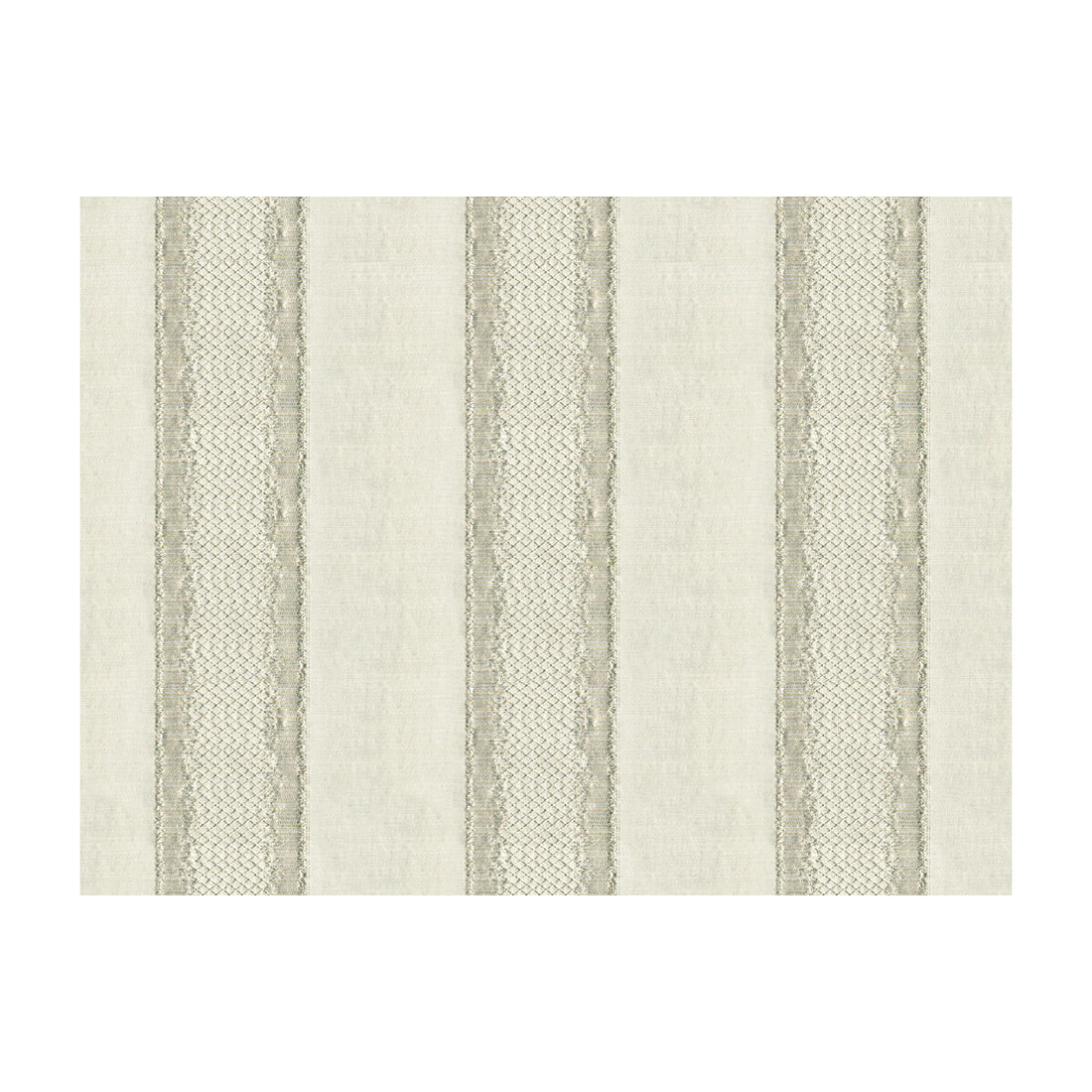 Gilded Stripe fabric in platinum color - pattern 33279.11.0 - by Kravet Couture in the Modern Luxe collection