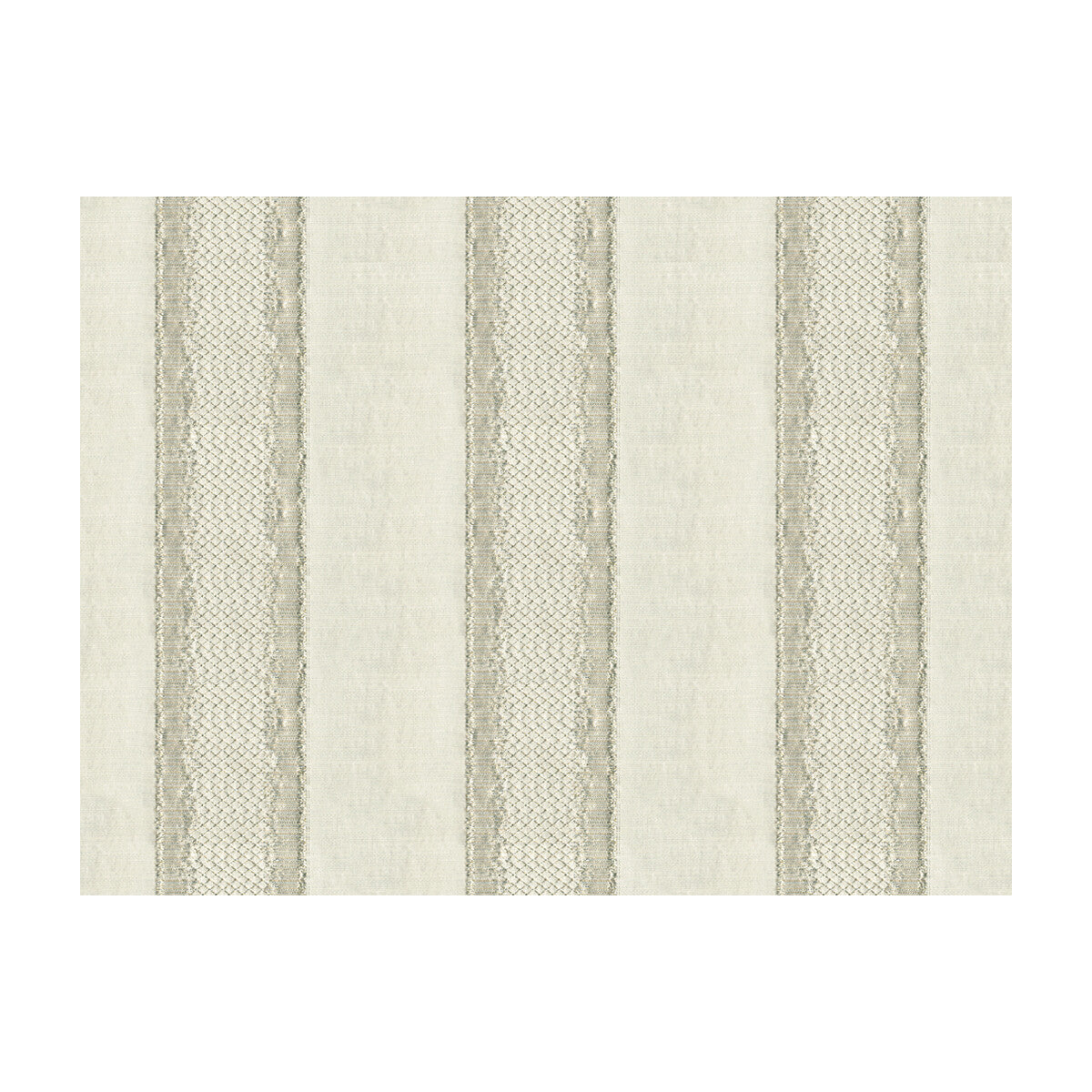 Gilded Stripe fabric in platinum color - pattern 33279.11.0 - by Kravet Couture in the Modern Luxe collection