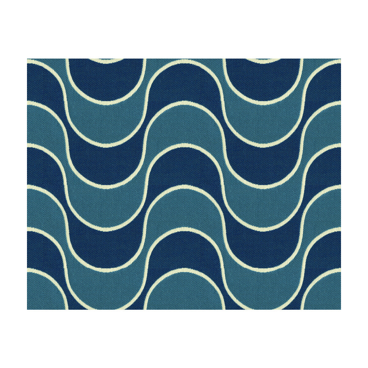 Making Waves fabric in admiral color - pattern 33512.5.0 - by Kravet Design in the Waterworks II collection