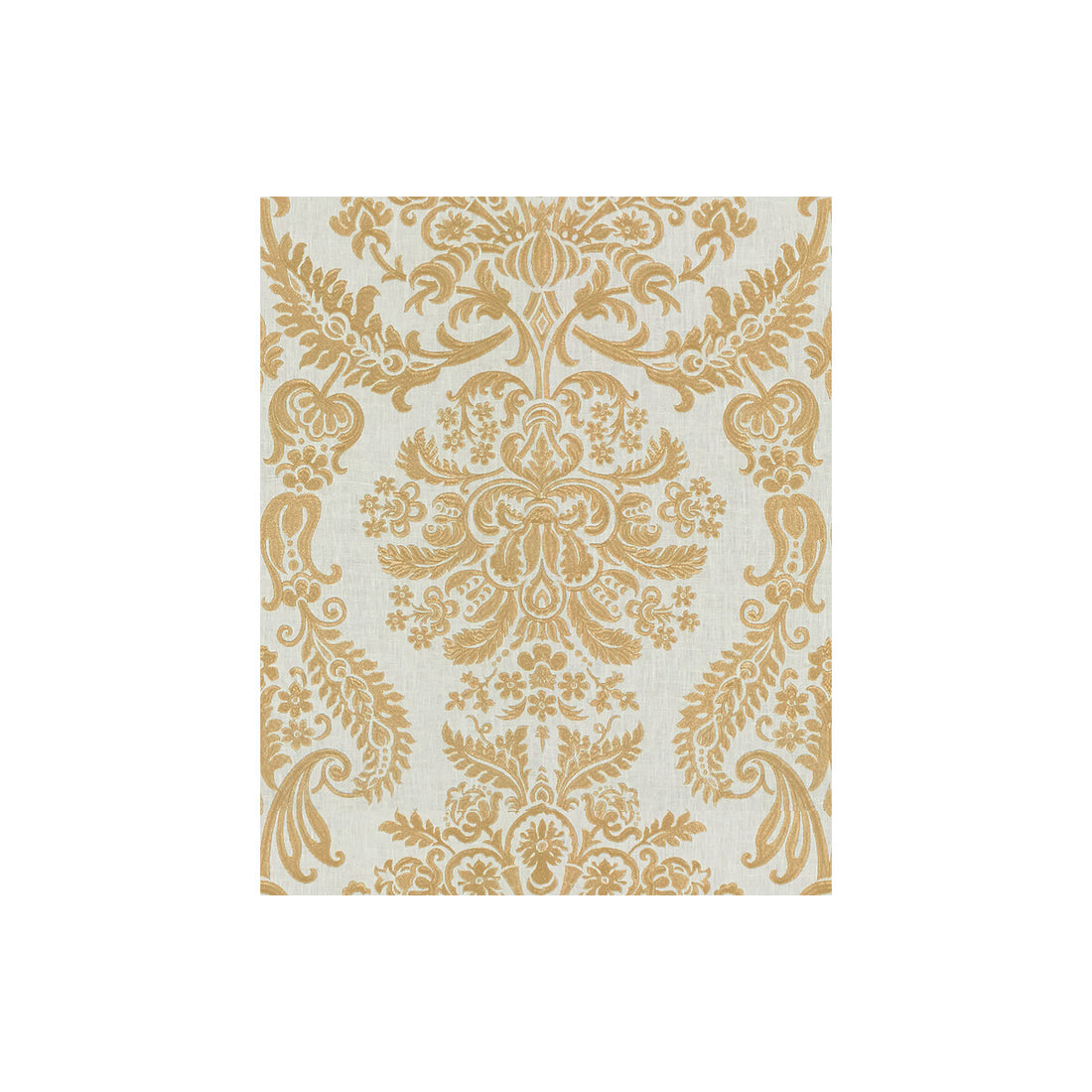 Grand Gesture fabric in white gold color - pattern 33551.4.0 - by Kravet Couture in the Modern Luxe collection