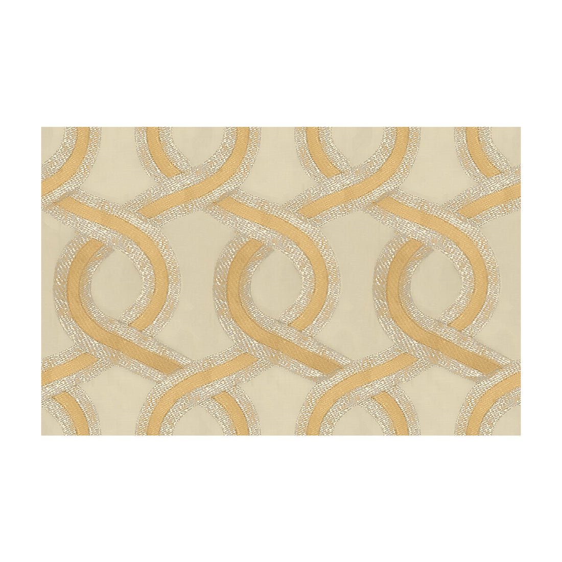 Luminous Luxury fabric in white gold color - pattern 33627.416.0 - by Kravet Couture in the Modern Luxe collection