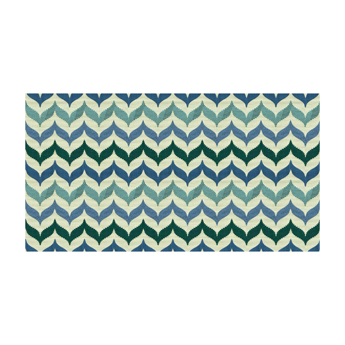 Andora fabric in mermaid color - pattern 33640.516.0 - by Kravet Contract in the Jonathan Adler Clarity collection