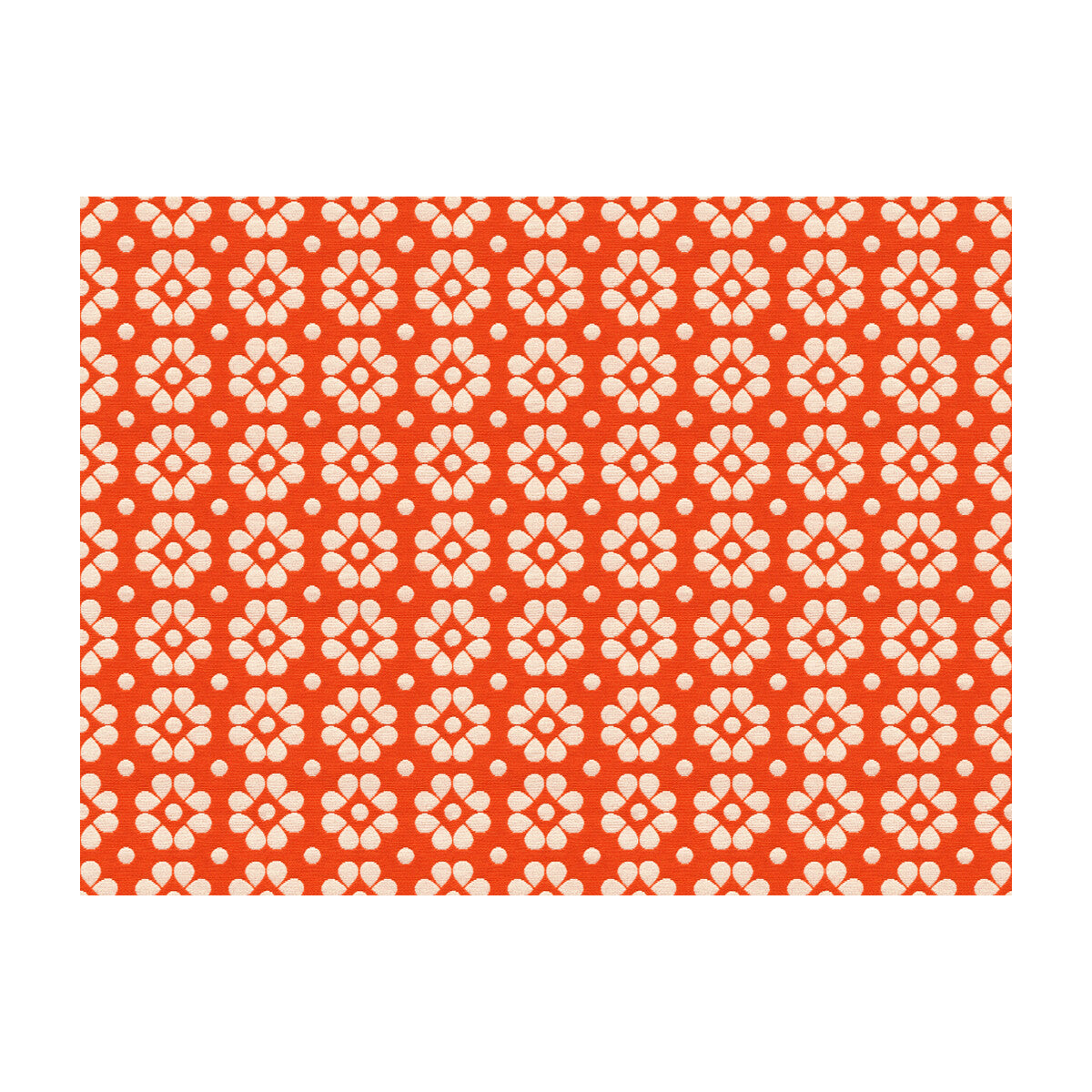 Kahlo fabric in mandarin color - pattern 33780.12.0 - by Kravet Design in the Jonathan Adler Charade collection