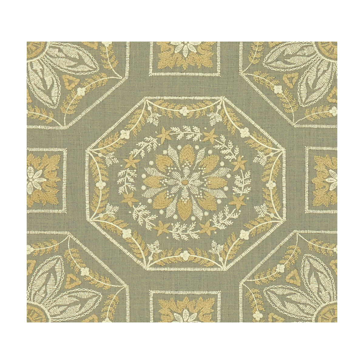 Alpenrose fabric in silver grey color - pattern 33909.1611.0 - by Kravet Couture in the Barbara Barry Chalet collection