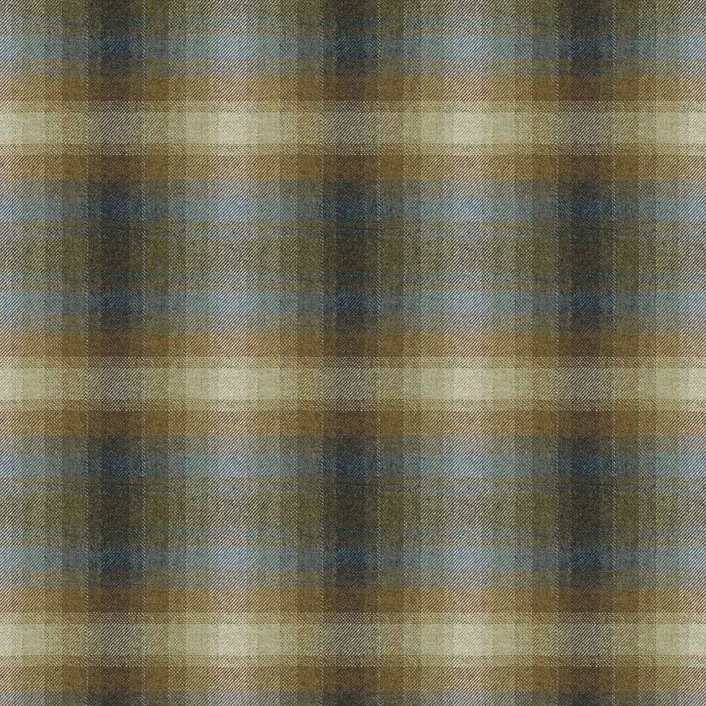 Toboggan Plaid fabric in bluejay color - pattern 33912.516.0 - by Kravet Couture in the Barbara Barry Chalet collection