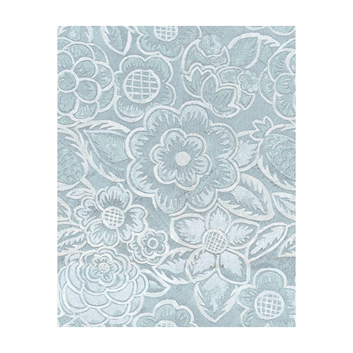 Myrtle fabric in spa color - pattern 34170.1516.0 - by Kravet Design in the Candice Olson collection