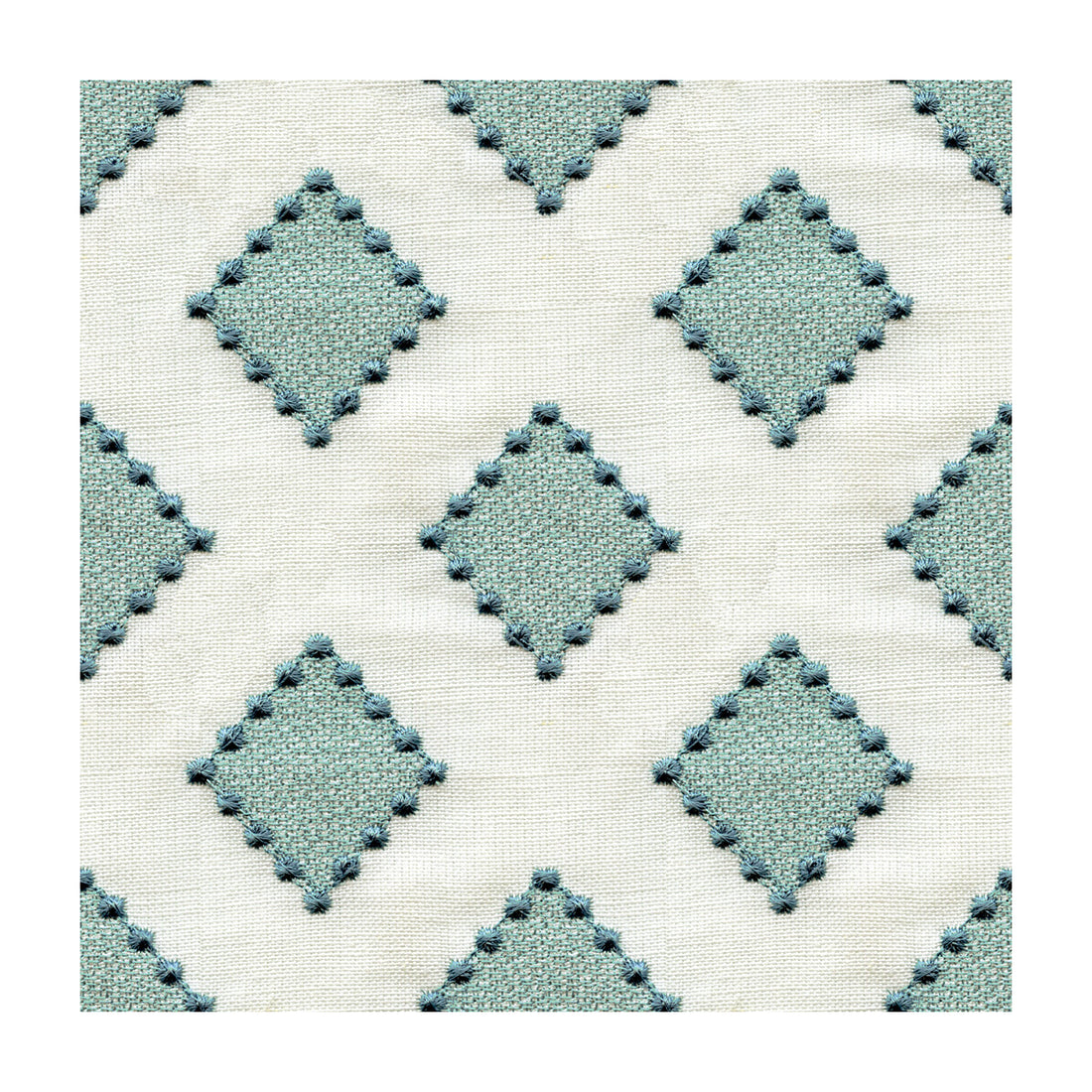 Diamondots fabric in turquoise color - pattern 34267.1516.0 - by Kravet Basics in the Sarah Richardson Harmony collection