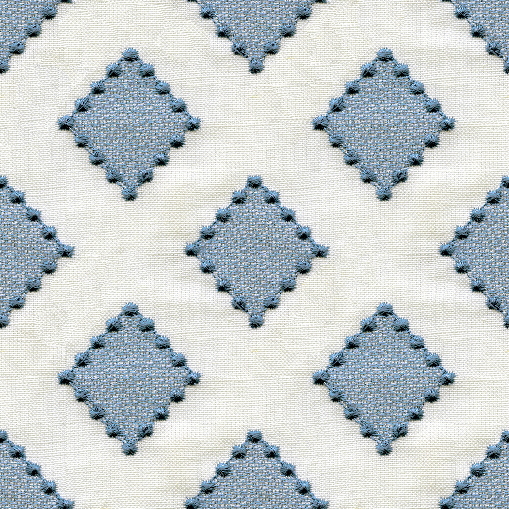 Diamondots fabric in indigo color - pattern 34267.516.0 - by Kravet Basics in the Sarah Richardson Harmony collection