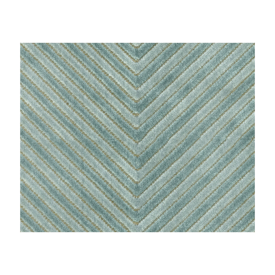 Zigandzag fabric in aqua color - pattern 34272.35.0 - by Kravet Basics in the Sarah Richardson Harmony collection