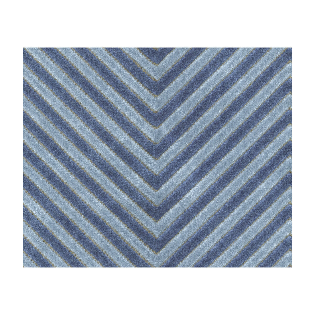 Zigandzag fabric in indigo color - pattern 34272.515.0 - by Kravet Basics in the Sarah Richardson Harmony collection