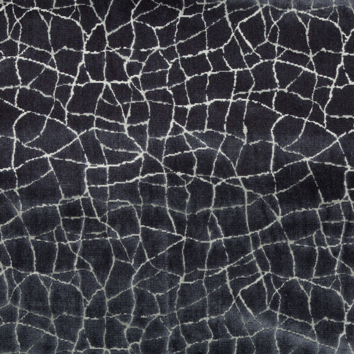 Formation fabric in steel color - pattern 34780.50.0 - by Kravet Couture in the Artisan Velvets collection
