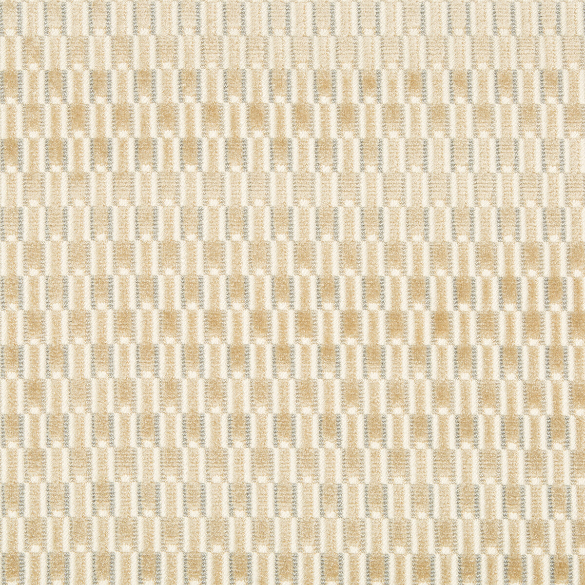 Finishing Touch fabric in stone color - pattern 34791.16.0 - by Kravet Couture in the Artisan Velvets collection