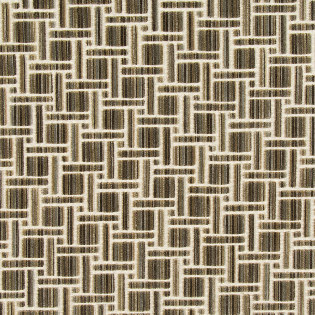 Inside Tracks fabric in sandstone color - pattern 34792.16.0 - by Kravet Couture in the Artisan Velvets collection