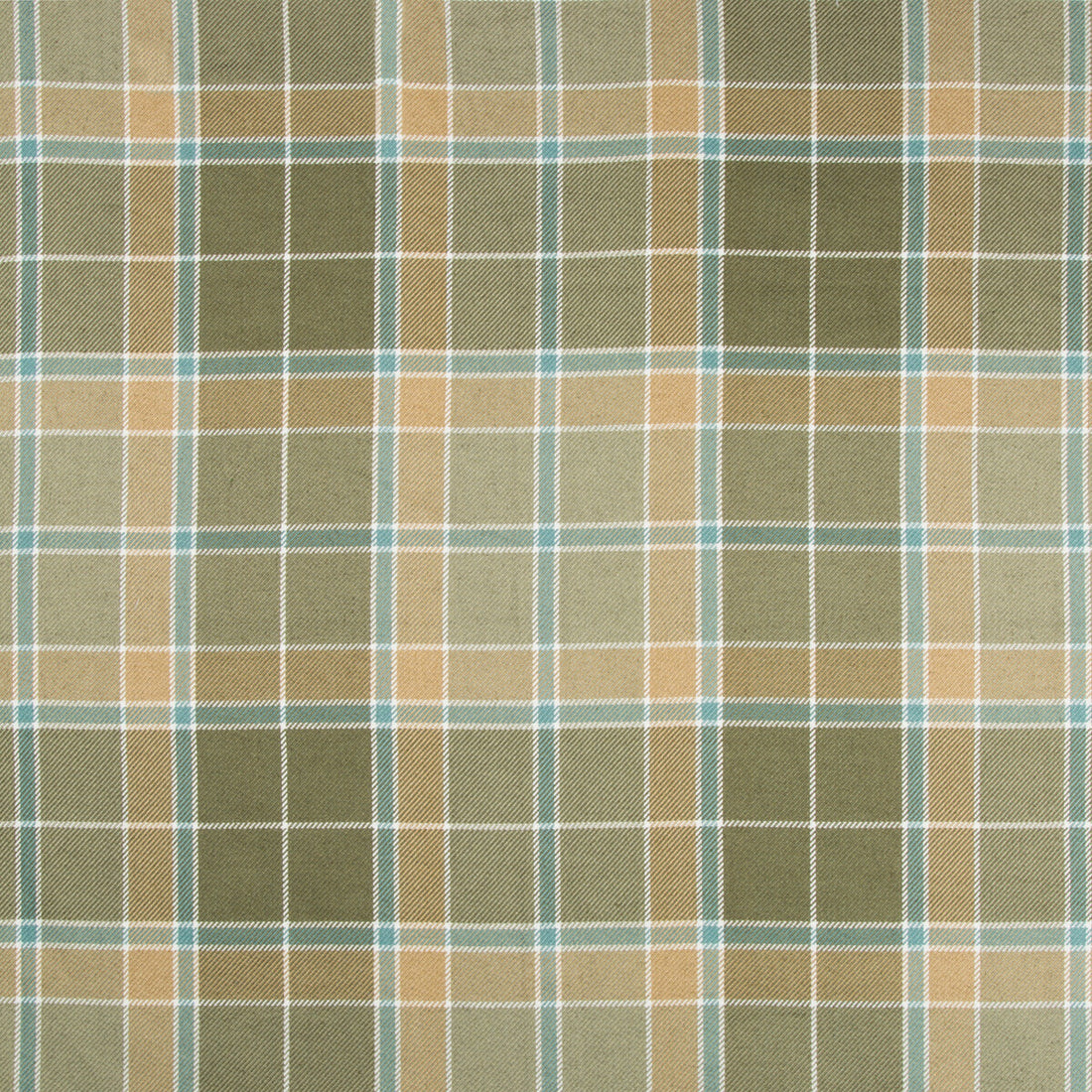 Handsome Plaid fabric in boxwood color - pattern 34793.340.0 - by Kravet Couture in the David Phoenix Well-Suited collection