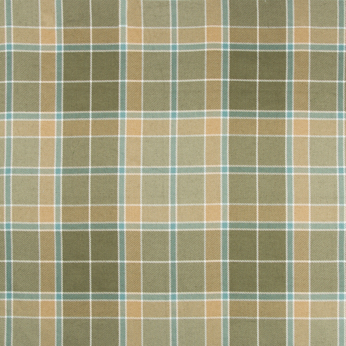 Handsome Plaid fabric in boxwood color - pattern 34793.340.0 - by Kravet Couture in the David Phoenix Well-Suited collection